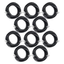 Telephone Line Cord 10 Pack 15 Feet Phone Cord Modular Jack Ends Works For Phone