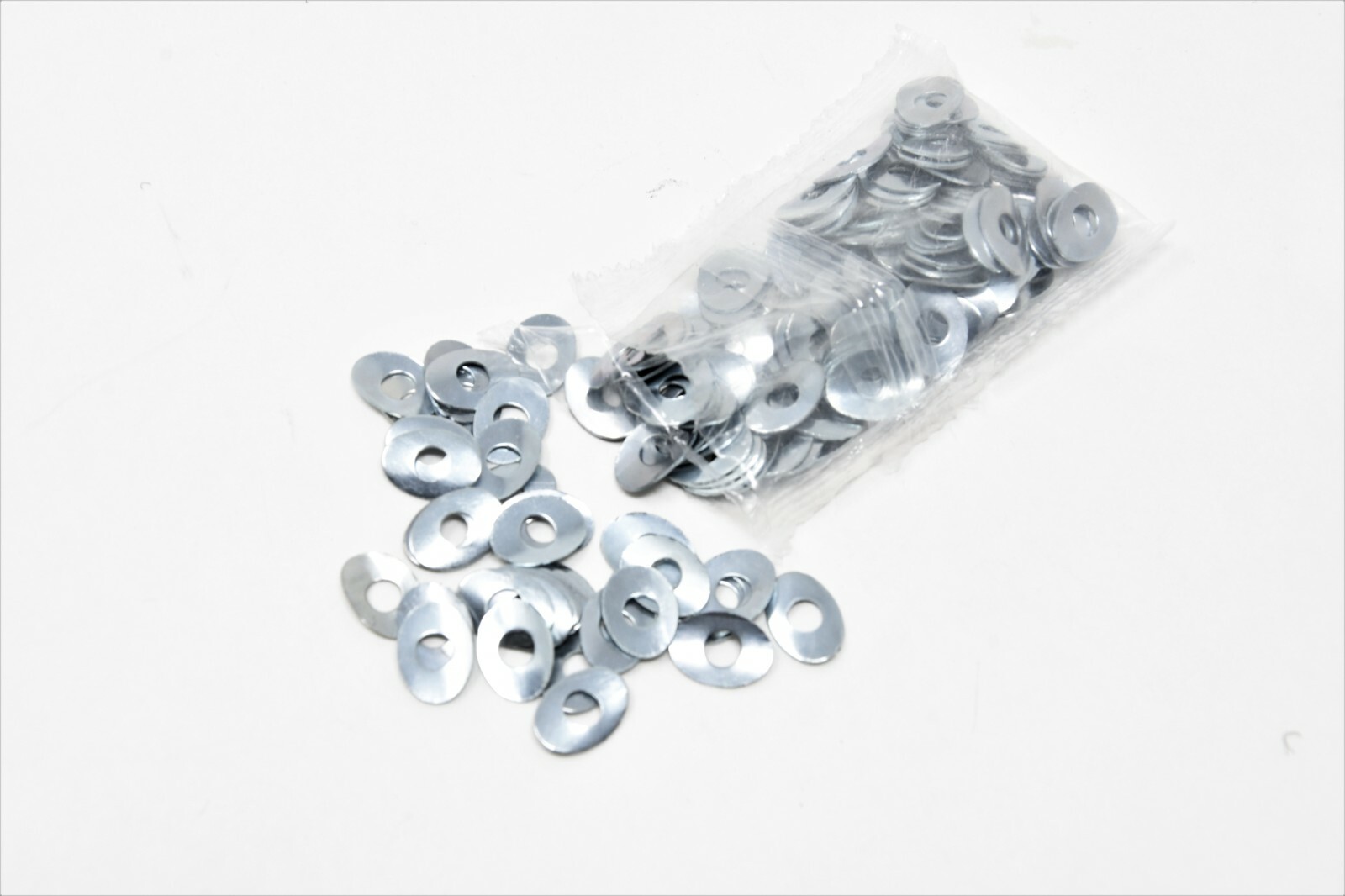 144x BICYCLE SPOKE NIPPLE WASHERS, OVAL CONCAVE FOR CYCLE WHEELS QTY