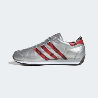 Size 13 - adidas Country Japan Snakeskin Pack - Silver Metallic