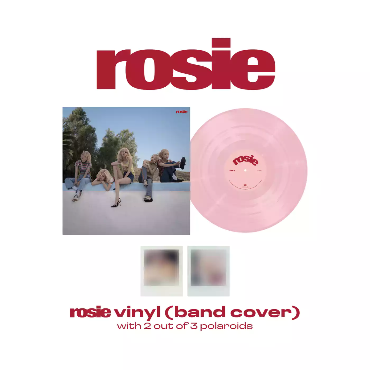 rosie Rose BLACKPINK Band Cover 韓国盤LP ROSÉ 