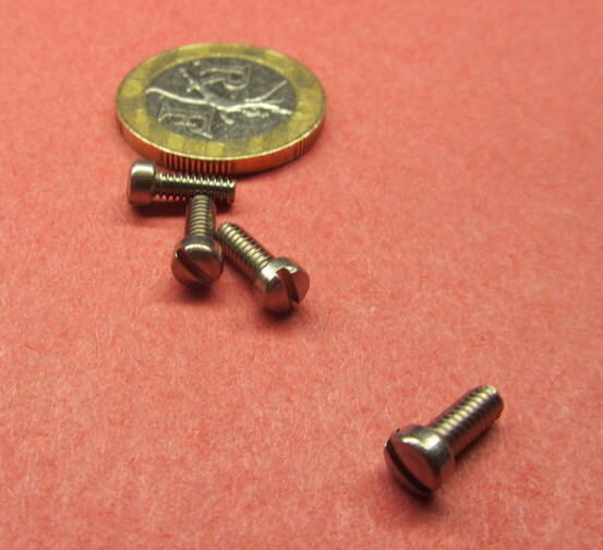 Fillister Head Stainless Steel Slotted Machine Screw 4-40 x 5/16" Length 200 Pc 