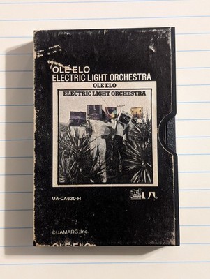 Electric Light Orchestra - Ole ELO (1976 Cassette) Rare Jet Records Slide Case 