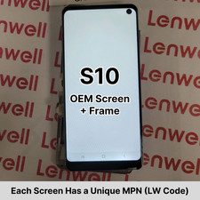 Discount Original Oem Samsung Galaxy S10 G973 Oled Display Screen W Midframe