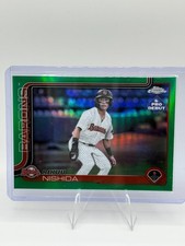 2025 Topps Pro Debut Rikuu Nishida #PDC-86 Chrome Green Refractor /99 (RC)