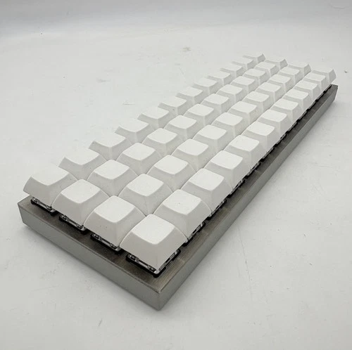 Planck Ortholinear Keyboard Rev4 - Aluminum Case, Mini USB, OLKB Mechanical