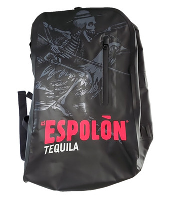 Espolon Tequila brand Waterproof Rubber Packpack Rain Bag Limited Edition Promo