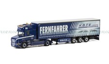 WSI for SCANIA T6 TOPLINE TORPEDO 4x2 CURTAINSIDE TAUTLINER TRAILER 1/50 MODEL