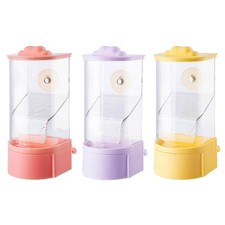 Automatic Bird Dispenser Feeder Container for Parrots and Cage Birds