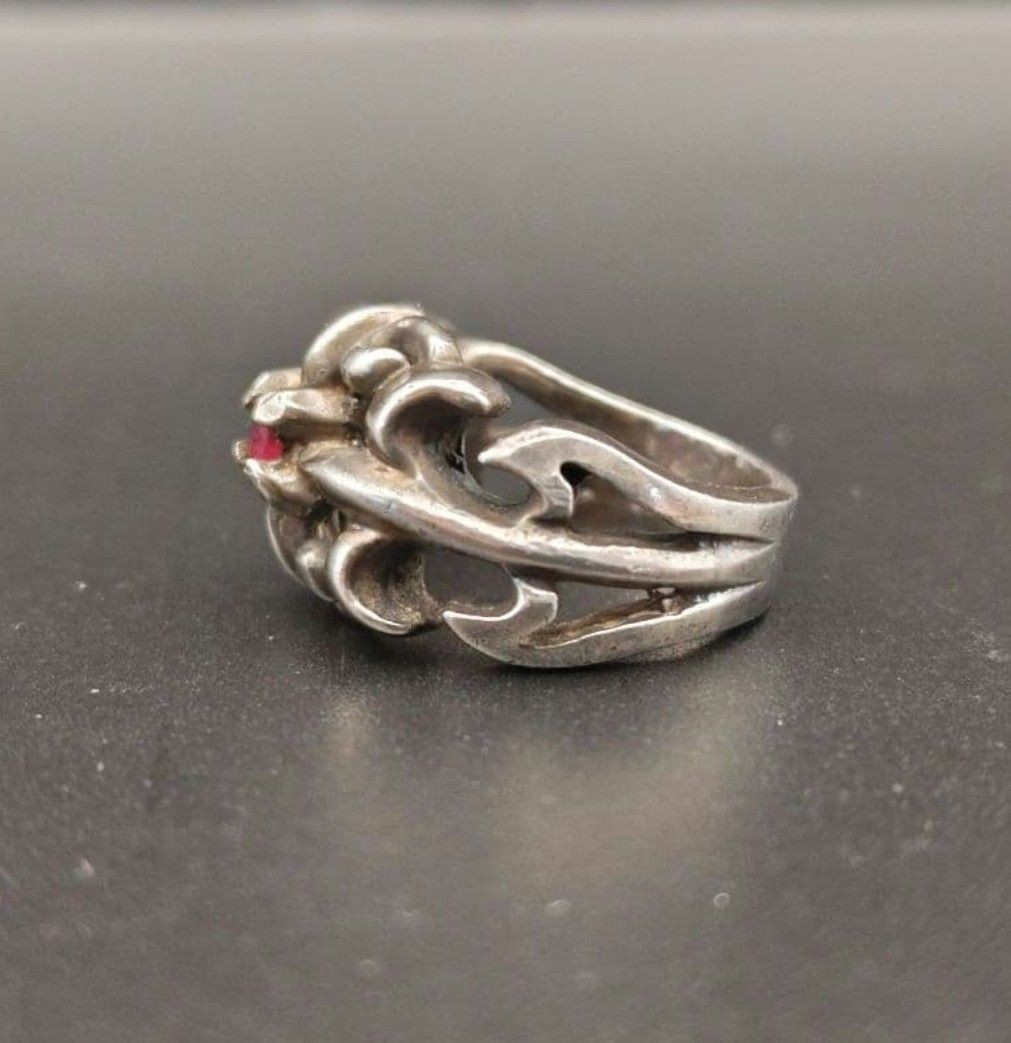 A&G Ring Ruby Authentic Sterling Silver 925 Size … - image 3