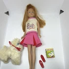 Barbie Skipper doll with “Dog Show” #1929 outfit and dog with accessories