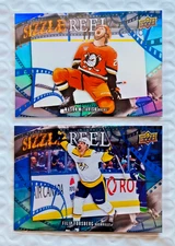 2025-26 UPPER DECK SERIES 1 HOCKEY SIZZLE REEL #1-35 U PICK FINISH YOUR SET