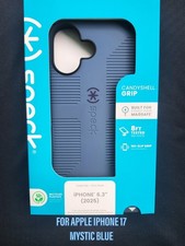 Apple iPhone 17 CASE SPECK CANDYSHELL GRIP /MAGSAFE/MYSTIC BLUE/TEMPERED GLASS