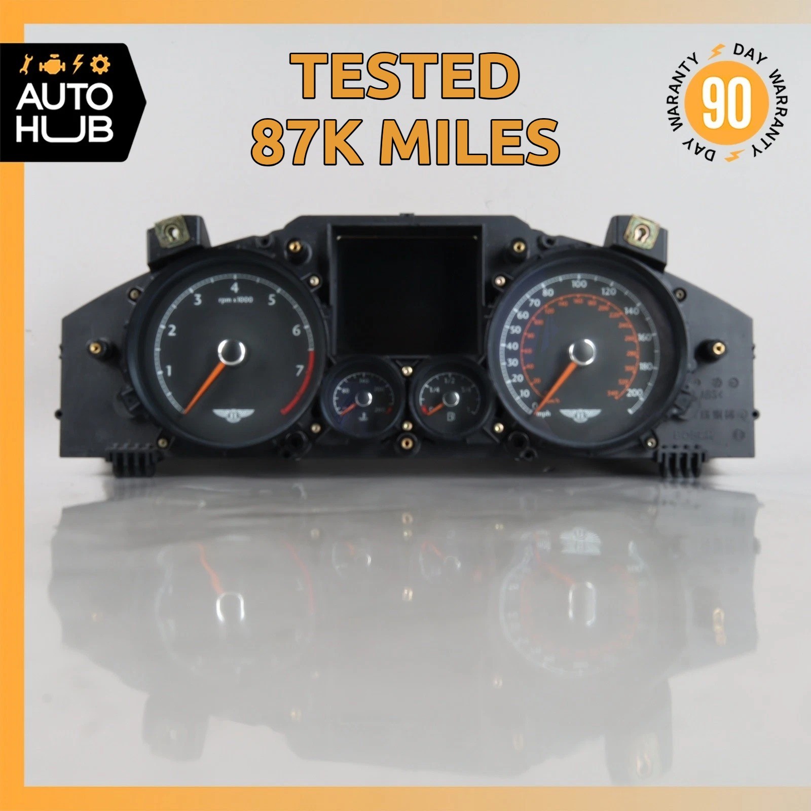 Bentley Continental GT 2004-2005 Instrument cluster P/N 3W0920840Q