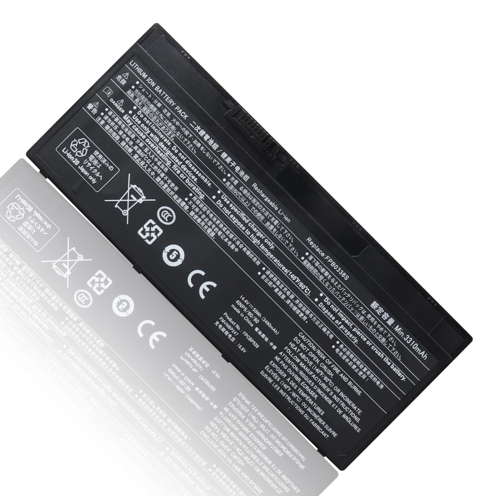 FPB0338S FPCBP529 Batteria Compatibile con Fujitsu LifeBook T937 T938 T939 E448 