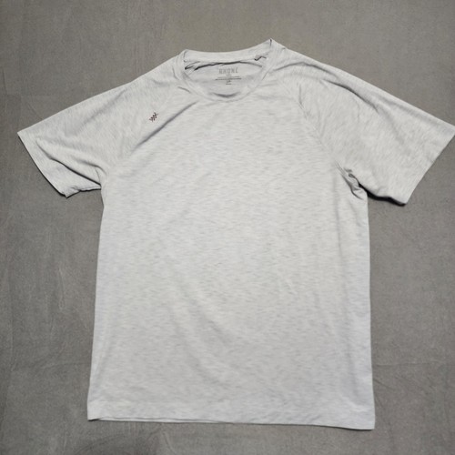Chemise Rhône Homme Grand Gris Règne Performance Tee Run Gym Golf Athlétique Stretch - Photo 1/9