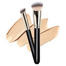 Makeup Brushes  Pro Foundation Brush and Flawless Concealer Brush Perfect for An