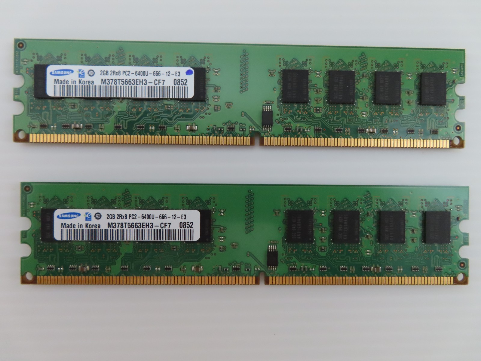 Samsung 4GB (2 X 2GB) DDR2-800 SDRAM Desktop Computer Memory | eBay