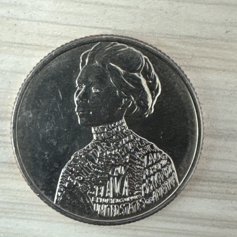 2023 D Jovita Idar 25 美分错误硬币完好“In Cod We Trust”稀有硬币 — 第 2/3 张图片