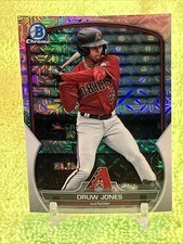 Druw Jones 2023 Bowman Chrome Mega #BCP-249 MOJO REFRACTOR Arizona Diamondbacks