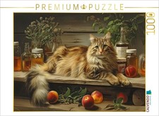 CALVENDO Puzzle Sommerduft und Samtpfoten 1000 Teile Lege-Gr e 64x48cm Foto-P