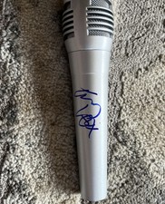 Tommy Vext Signed Autograph MICROPHONE Bad Wolves Band Zombie Singer ACOA COA