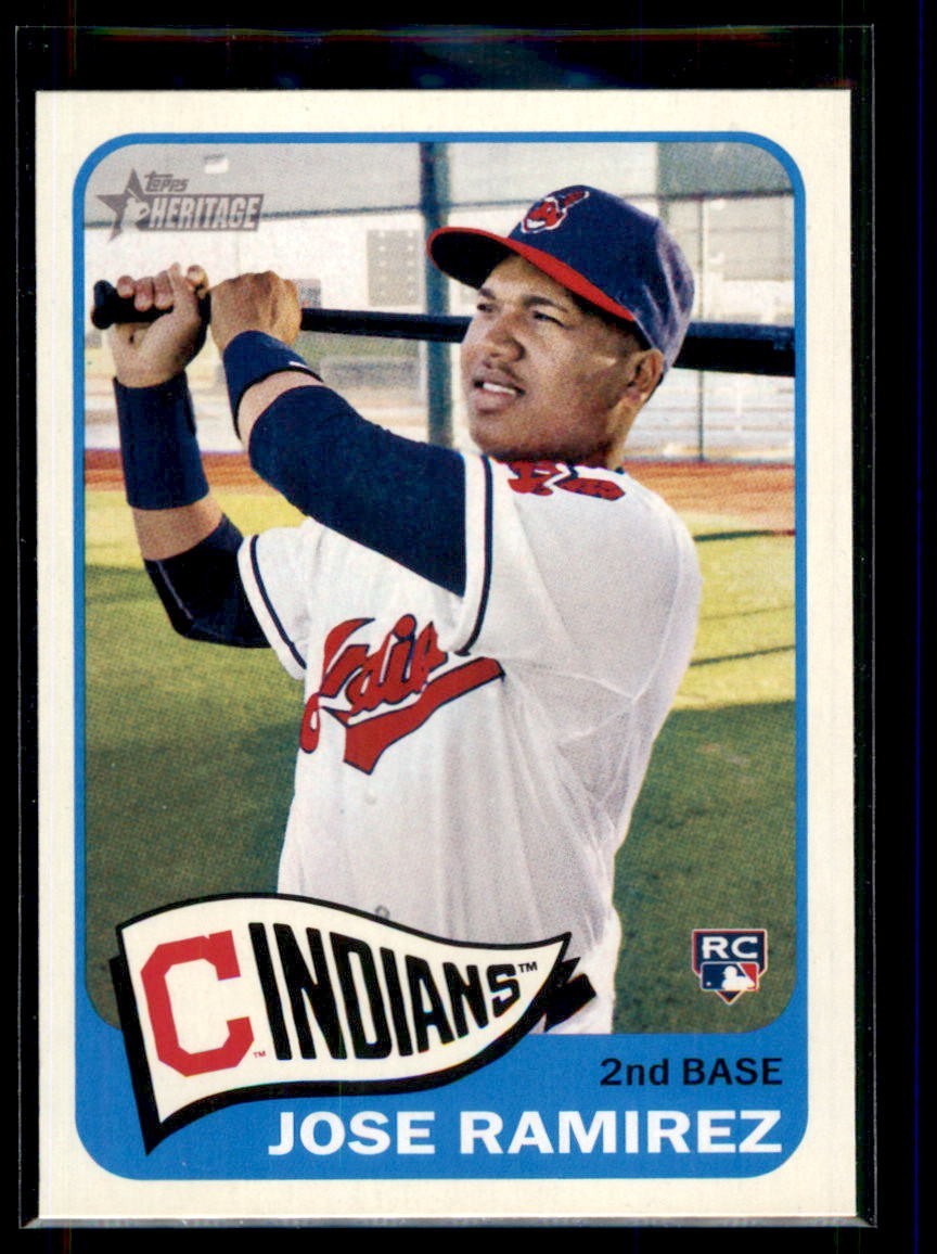 2014 Topps Heritage High Number Jose Ramirez RC #H590 Cleveland Indians