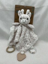 Dreamgro Giraffe Activity Blankie Lovey Plush Security Blanket Rattle Teether