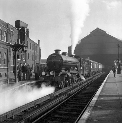 Old Train Photo Pullman Train At Brighton Station 1952