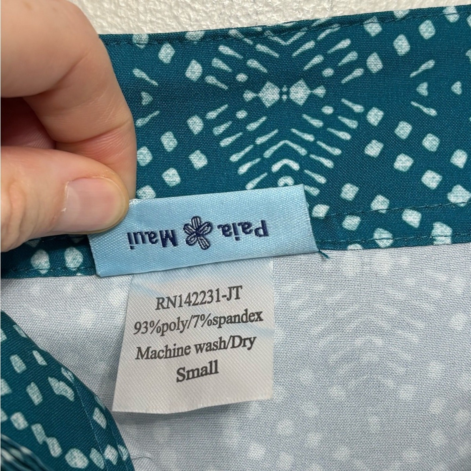 Ripskirt Hawaii Wrap Skirt Length 4 in Playa Ocean Blue - Size S