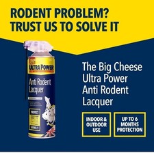 The Big Cheese Ultra Power – Anti Rodent Lacquer Dual Action Aerosol – Rat...