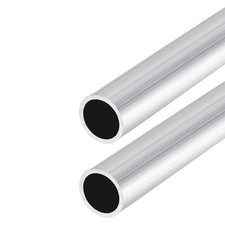 2 X 12mm OD 10mm ID 300mm Length 6063 Aluminum Round Tube for Project Seamless
