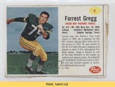 1962 Post Forrest Gregg #4 HOF READ e6p