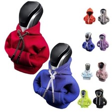 Hoodie Gear Shift Cover, Car Gear Shift Cover Hoodie,4.7 Inch Car Blue Red