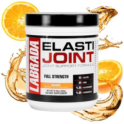 Labrada Nutrition Elastijoint, Orange Flavor,Glucosamine Joint Support Supplemen
