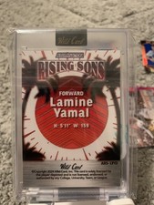 2024 Leaf Alumination Rising Sons Lamine Yamal Rookie Raywave /25 #ARS-LY13