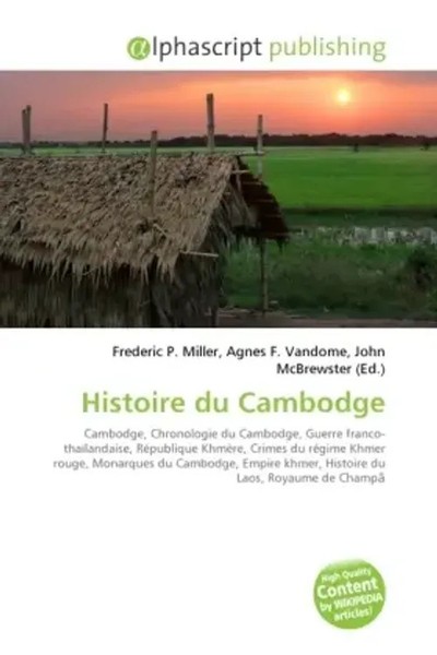 Frederic P. Miller (U. A.) | Histoire Du Cambodge | Taschenbuch | FranzöSisch-image