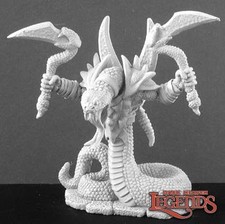 Reaper 02935 Snakeman Champion Dark Heaven Legends Metal Miniature