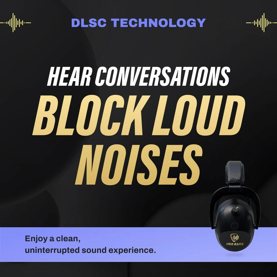 Orejeras Gold II 26, NRR 26, protección auditiva electrónica de grado militar con... Foto 3 de 4