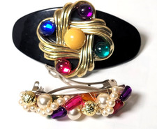 Plastic Hair Clip Barrettes Lot Hair Accessory Multicolor