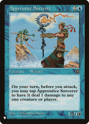 Apprentice Sorcerer - P02-32 - PLST - Near Mint - MTG