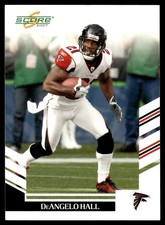 DeAngelo Hall 2007 Score #75 Atlanta Falcons 29470 Football Card