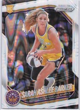 2025 Panini Prizm WNBA #31 Sarah Ashlee Barker White Seismic Prizms