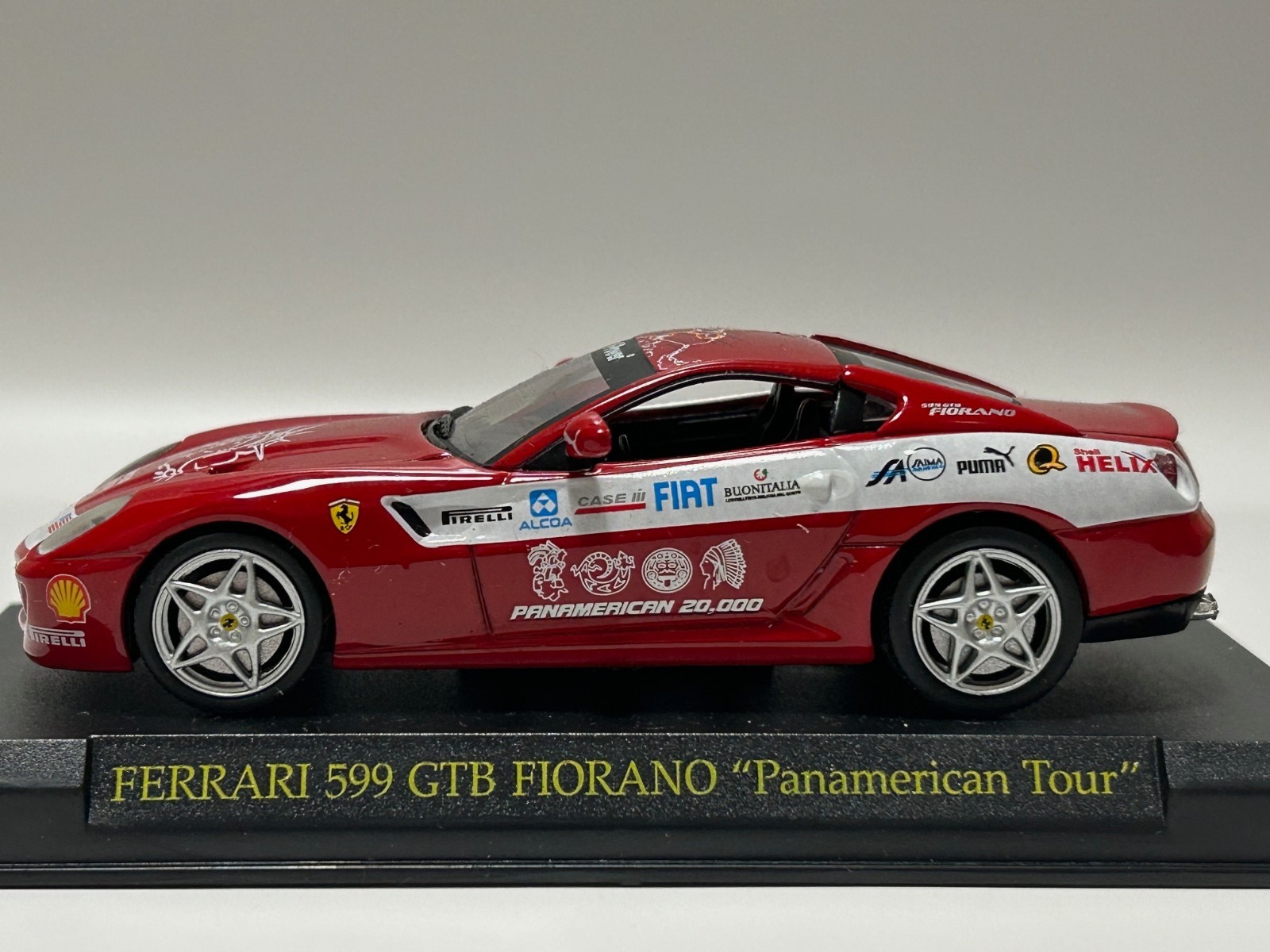 Ferrari 599 GTB Fiorano Italian Race Rally Car Model Toy Diecast 1:43 Scale