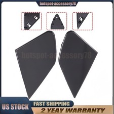 Front Door Window A-pillar Garnish Trim For 09-13 Honda Fit Corner Cover 2pcs