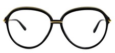 Vintage YVES SAINT LAURENT YSL 8571-8 Y34 58mm Black Gold Eyeglasses France