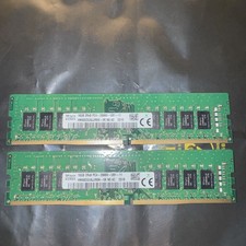 SK Hynix 32GB 2x16GB PC4-2666V DDR4-21300 Desktop Memory Kit HMA82GU6JJR8N-VK