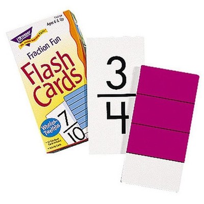 Trend Enterprises T-53109 Flash Cards Fraction Fun-96/Box