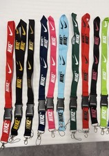 1 Nike Lanyard Detachable Keychain Camera Strap Badge ID Phone YOU CHOOSE