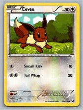 Eevee 84/108 Common Dark Explorers Pokemon LP/MP on eBay