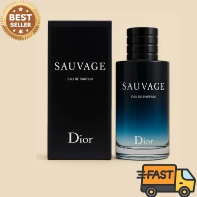 Sauvage Eau de Parfum Spray 100ML/3.4FL oz Factory Sealed Box- Free/Fast Shipp!